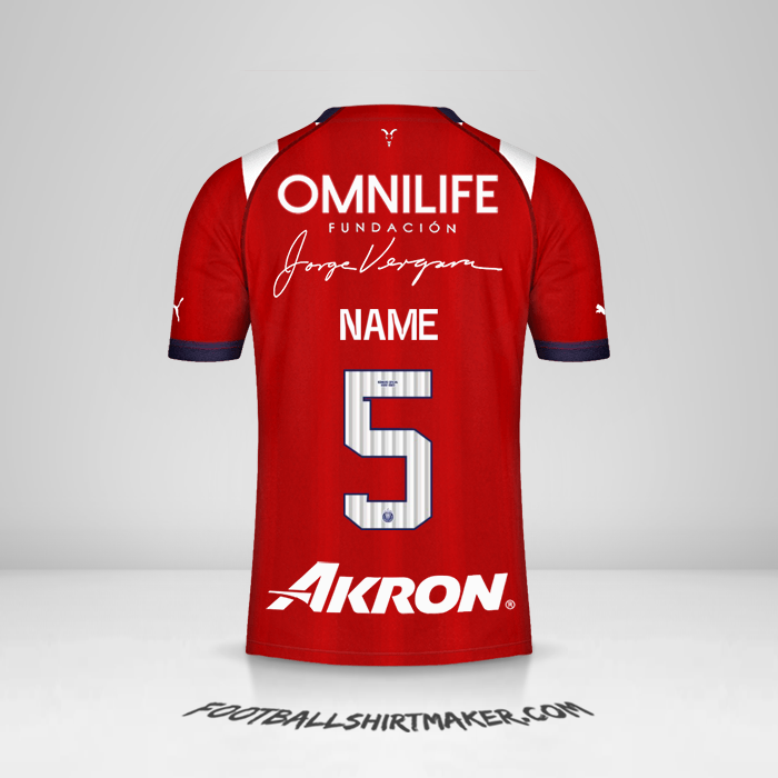 Jersey Guadalajara 2022/2023 -  name - 5