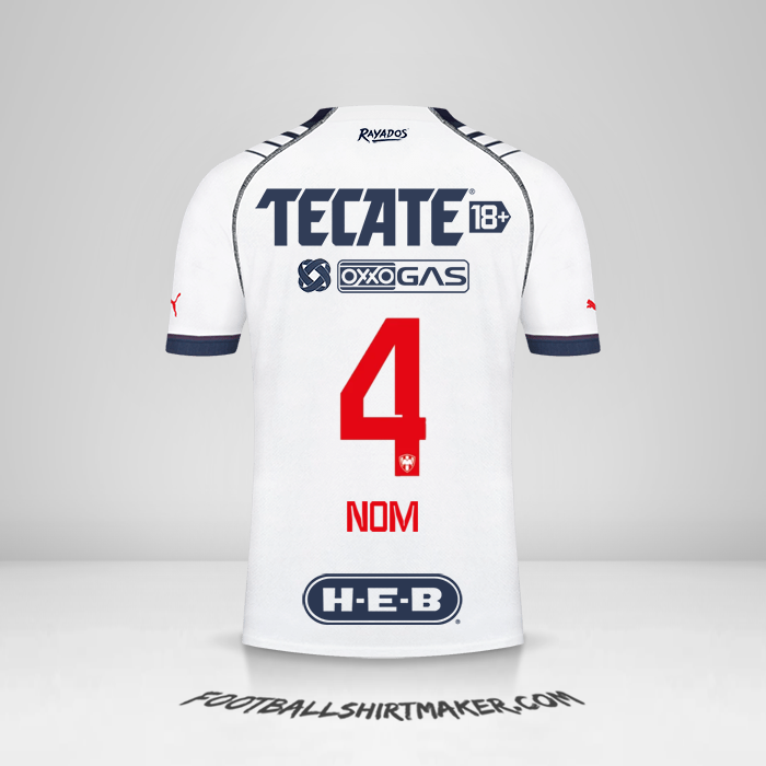 Maillot Monterrey 2022/2023 -  nom - 4