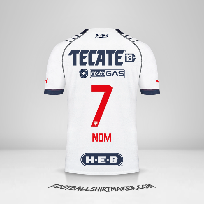 Maillot Monterrey 2022/2023 -  nom - 7