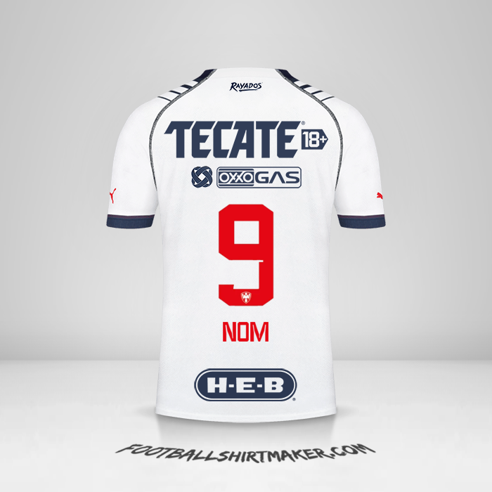 Maillot Monterrey 2022/2023 -  nom - 9
