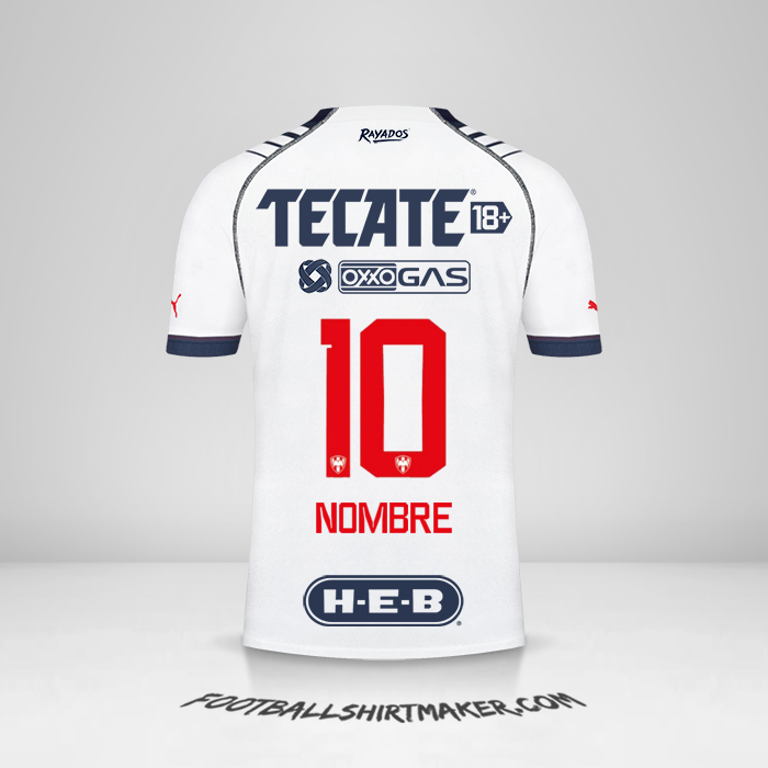 Jersey Monterrey 2022/2023 -  nombre - 10