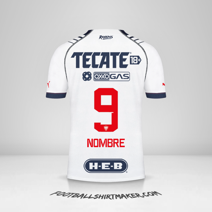Camiseta Monterrey 2022/2023 -  nombre - 9