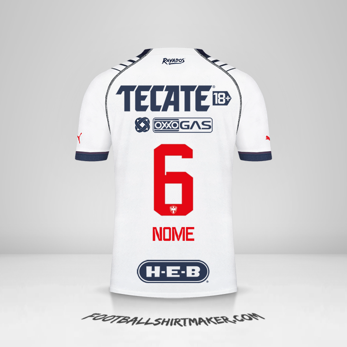 Camisola Monterrey 2022/2023 -  nome - 6