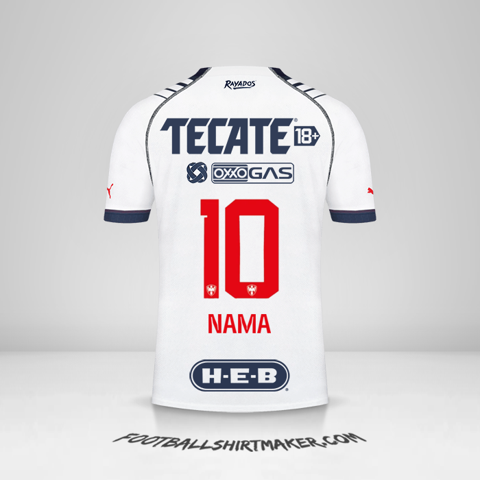 Jersey Monterrey 2022/2023 -  nama - 10