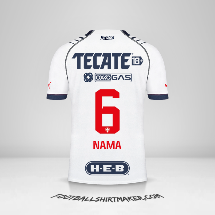 Jersey Monterrey 2022/2023 -  nama - 6