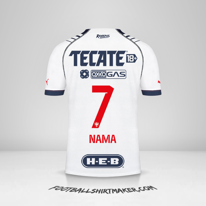 Jersey Monterrey 2022/2023 -  nama - 7