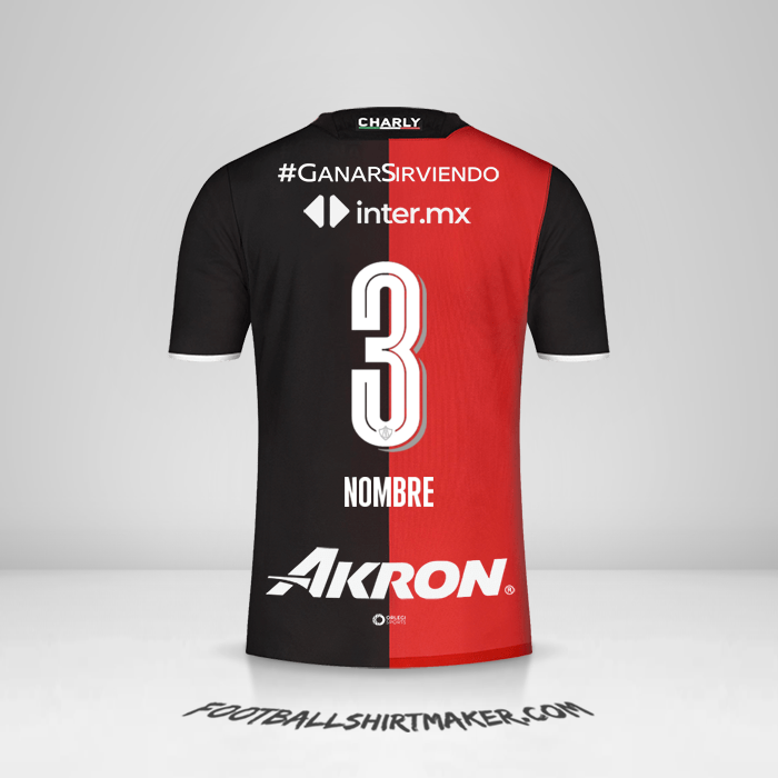 Camiseta Atlas 2022/2023 -  nombre - 3