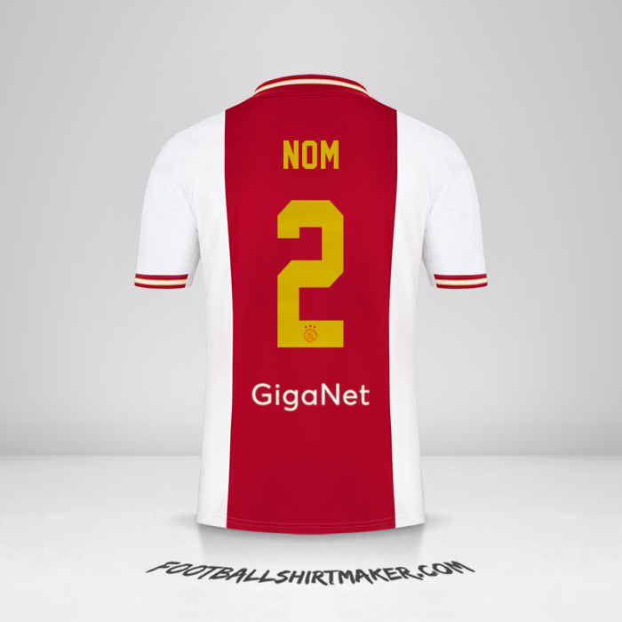 Maillot AFC Ajax 2022/2023 -  nom - 2
