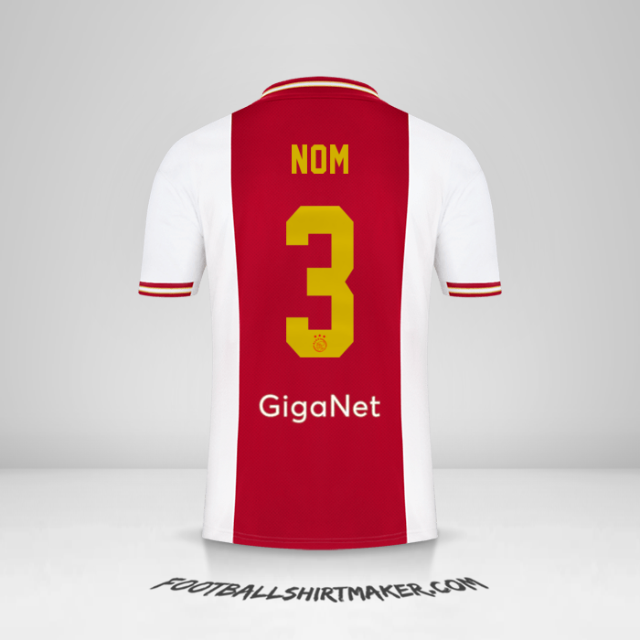 Maillot AFC Ajax 2022/2023 -  nom - 3
