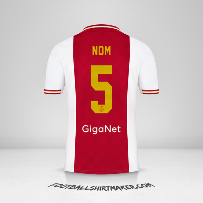 Maillot AFC Ajax 2022/2023 -  nom - 5