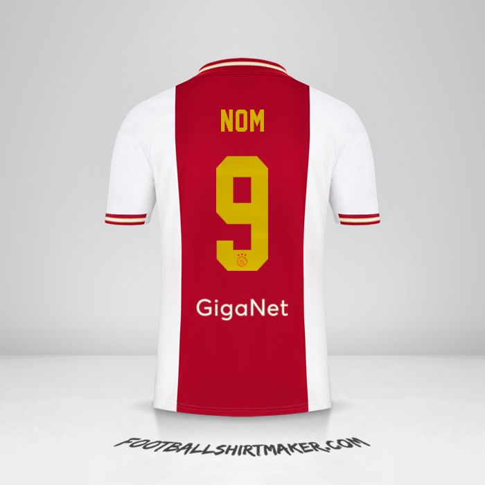 Maillot AFC Ajax 2022/2023 -  nom - 9