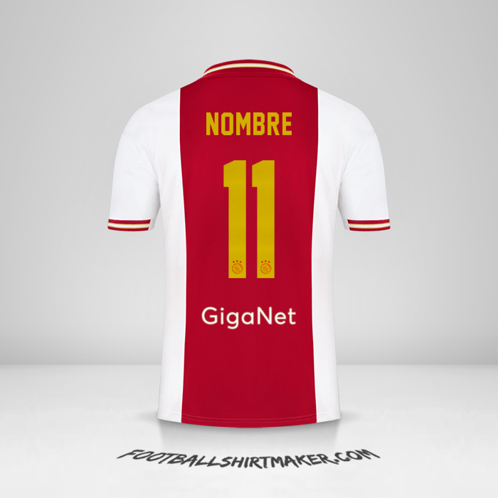 Jersey AFC Ajax 2022/2023 -  nombre - 11
