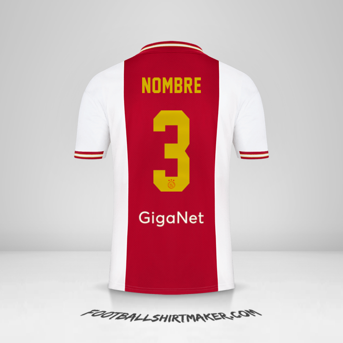 Jersey AFC Ajax 2022/2023 -  nombre - 3