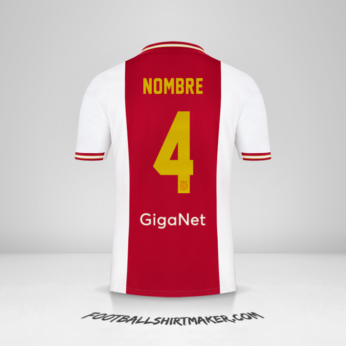 Jersey AFC Ajax 2022/2023 -  nombre - 4