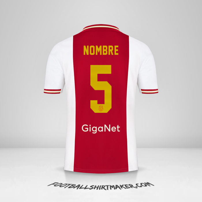 Jersey AFC Ajax 2022/2023 -  nombre - 5