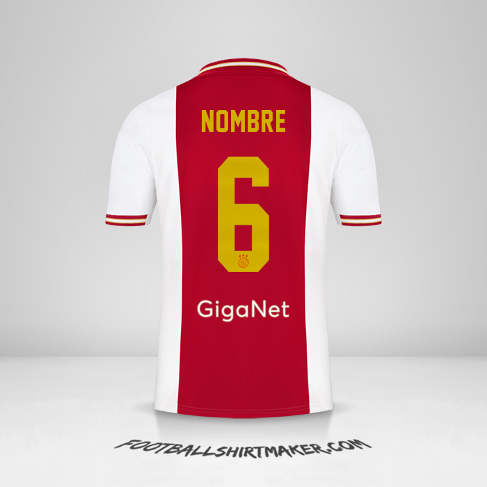 Jersey AFC Ajax 2022/2023 -  nombre - 6
