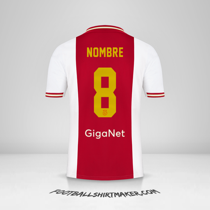 Jersey AFC Ajax 2022/2023 -  nombre - 8