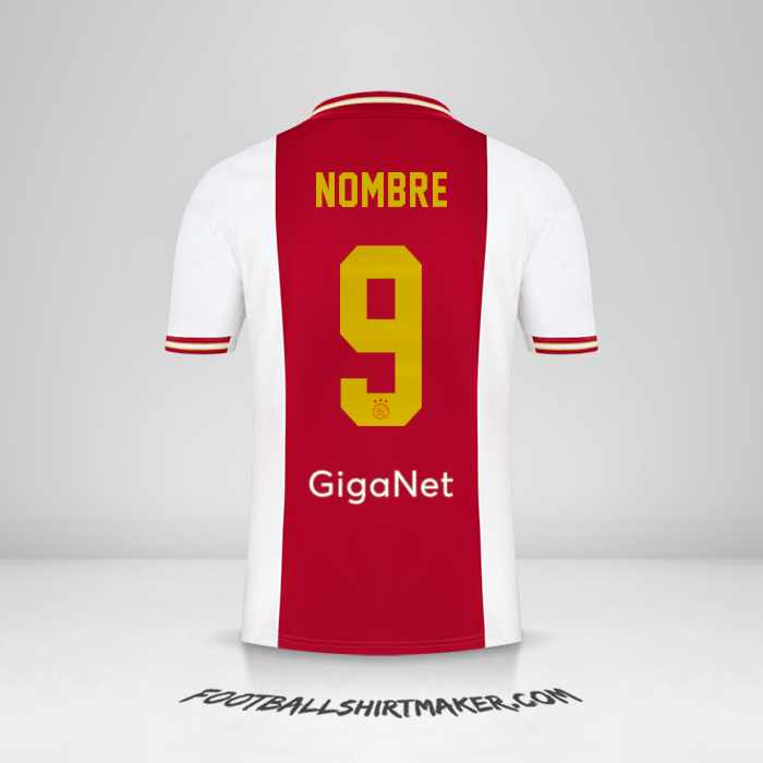 Jersey AFC Ajax 2022/2023 -  nombre - 9
