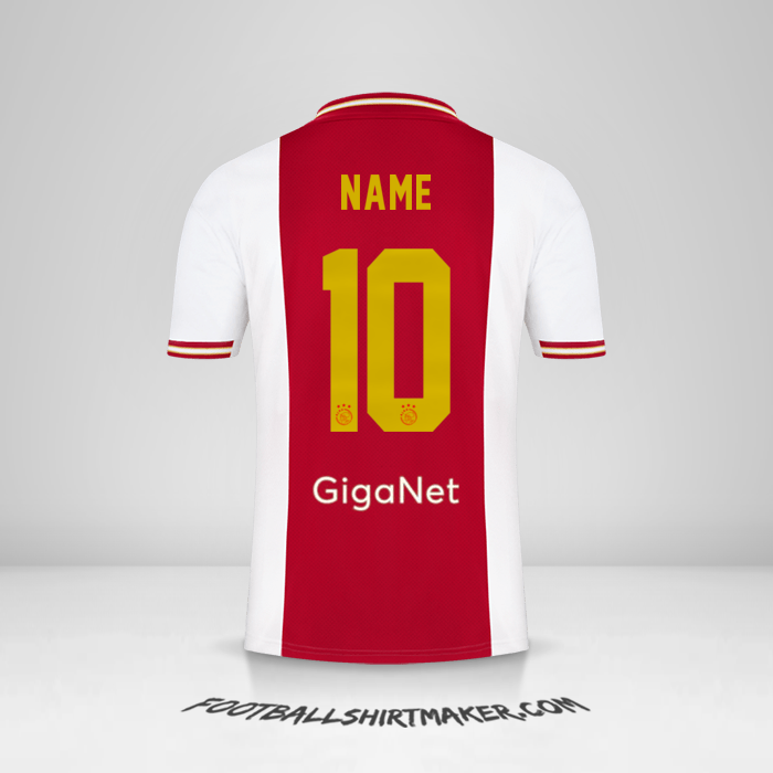Shirt AFC Ajax 2022/2023 -  name - 10