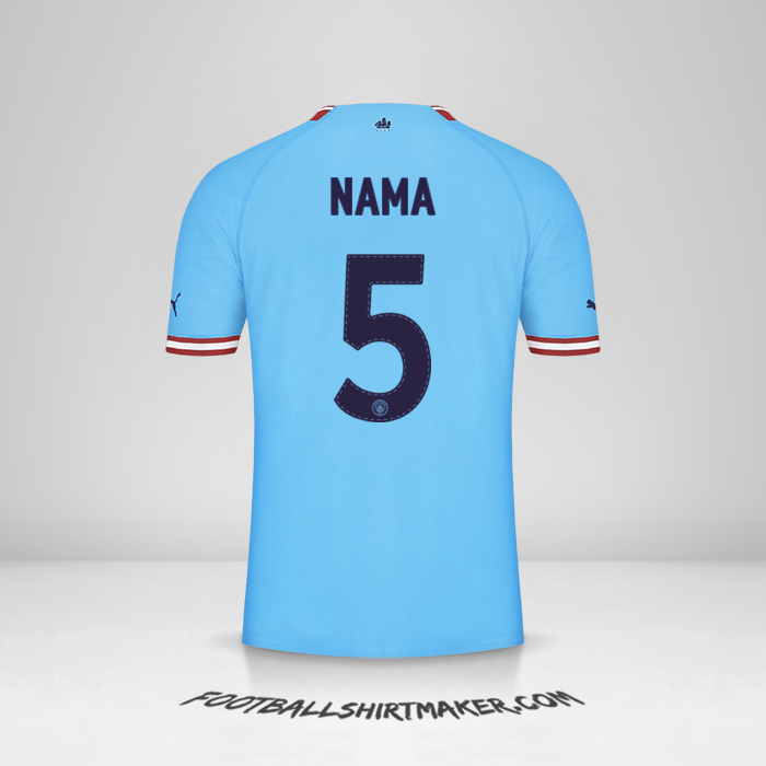 Jersey Manchester City Cup 2022/2023 -  nama - 5