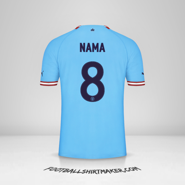 Jersey Manchester City Cup 2022/2023 -  nama - 8