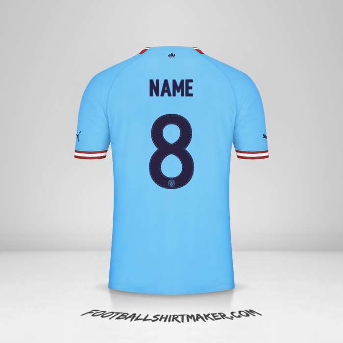 Trikot Manchester City Cup 2022/2023 -  name - 8