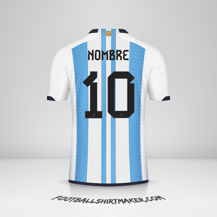 Jersey Argentina 2022 -  nombre - 10