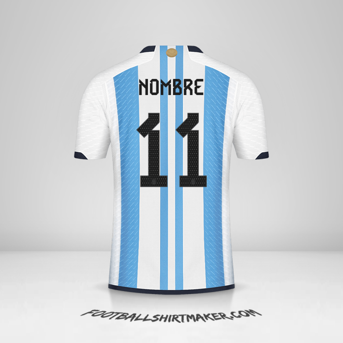 Jersey Argentina 2022 -  nombre - 11