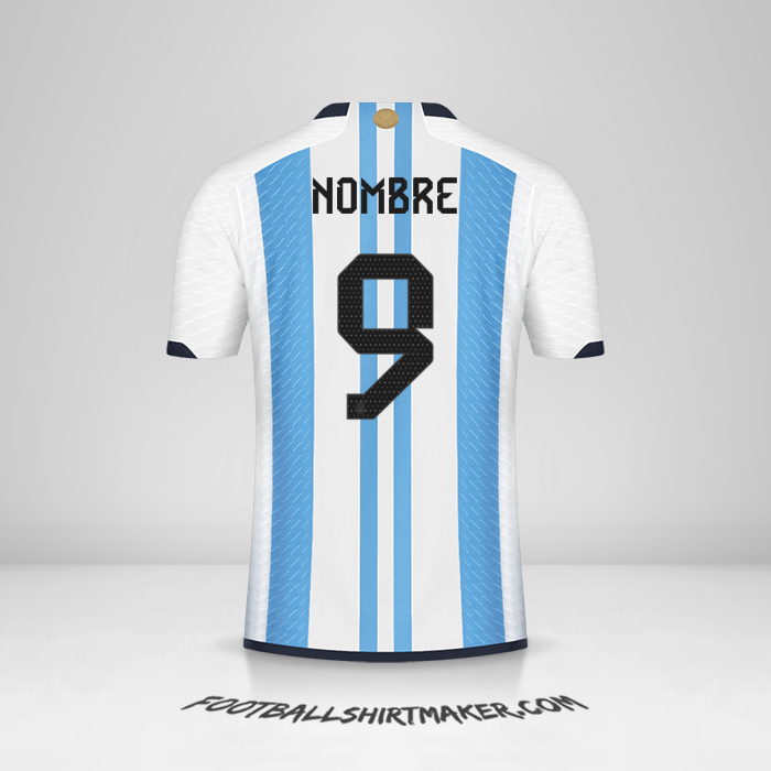Jersey Argentina 2022 -  nombre - 9