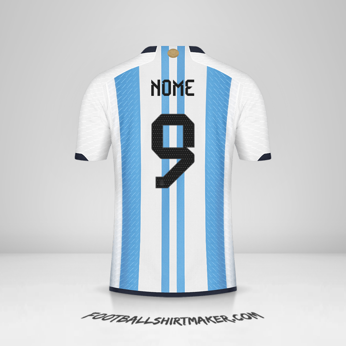 Camisola Argentina 2022 -  nome - 9