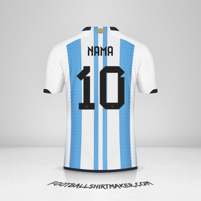 Jersey Argentina 2022 -  nama - 10
