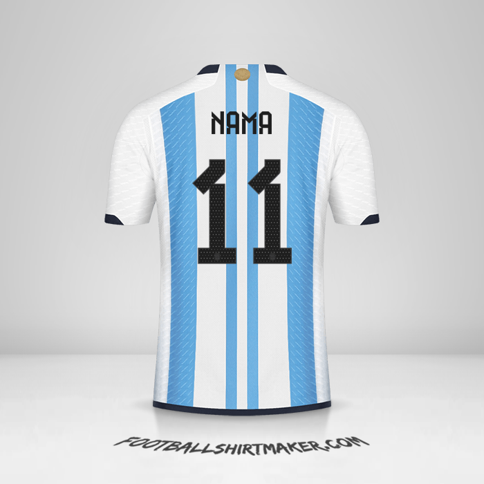 Jersey Argentina 2022 -  nama - 11