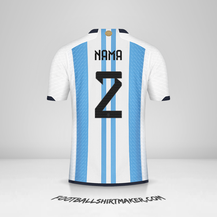 Jersey Argentina 2022 -  nama - 2