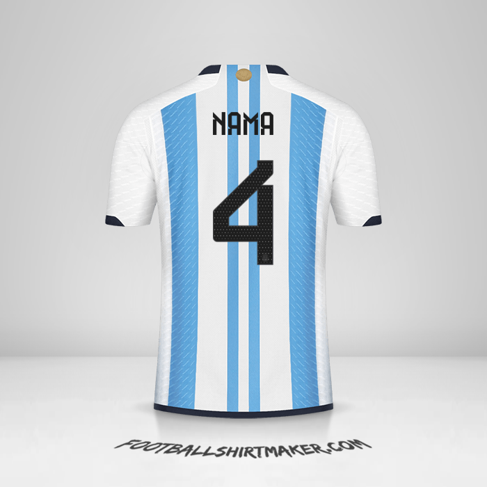 Jersey Argentina 2022 -  nama - 4