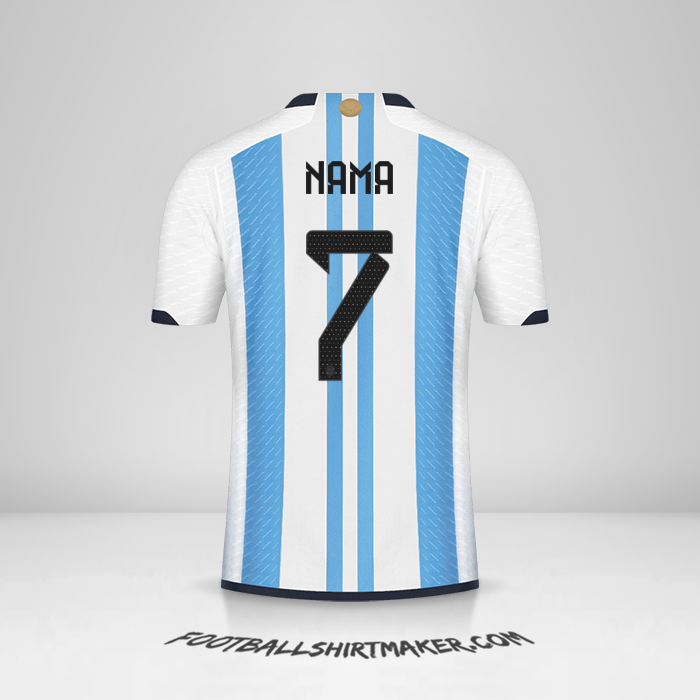 Jersey Argentina 2022 -  nama - 7