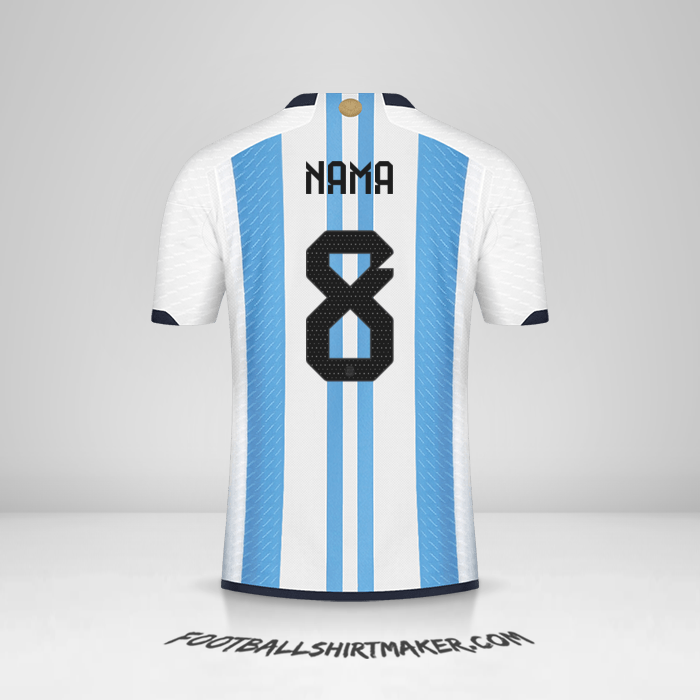 Jersey Argentina 2022 -  nama - 8