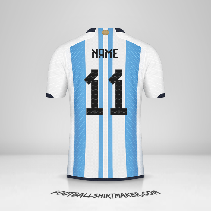Shirt Argentina 2022 -  name - 11