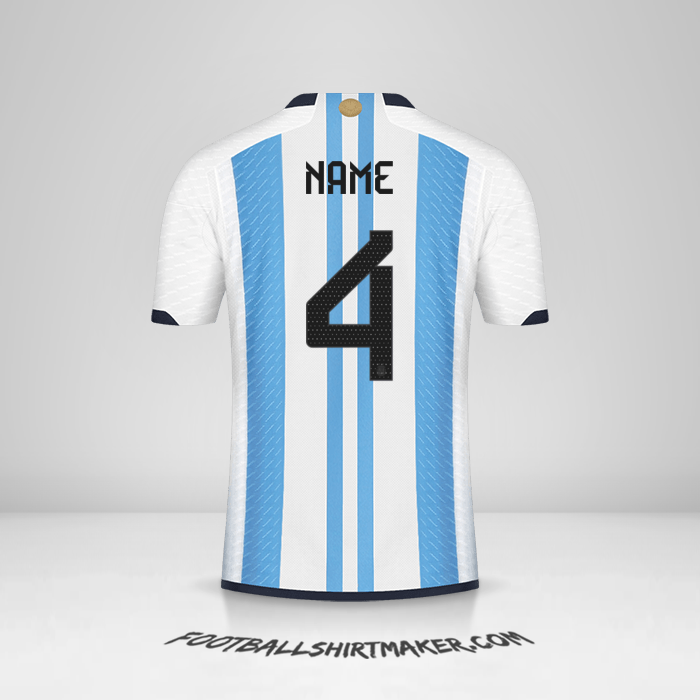 Shirt Argentina 2022 -  name - 4