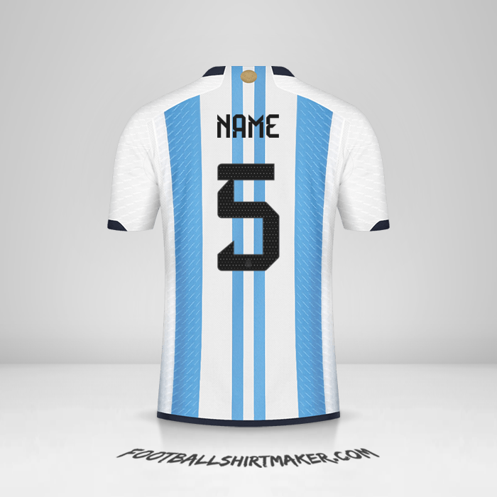 Trikot Argentinien 2022 -  name - 5