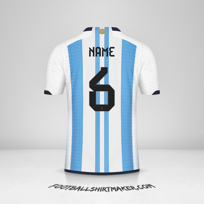 Shirt Argentina 2022 -  name - 6