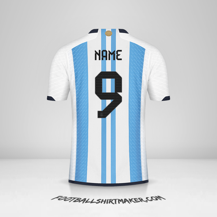 Shirt Argentina 2022 -  name - 9
