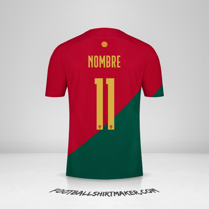 Camiseta Portugal 2022 -  nombre - 11
