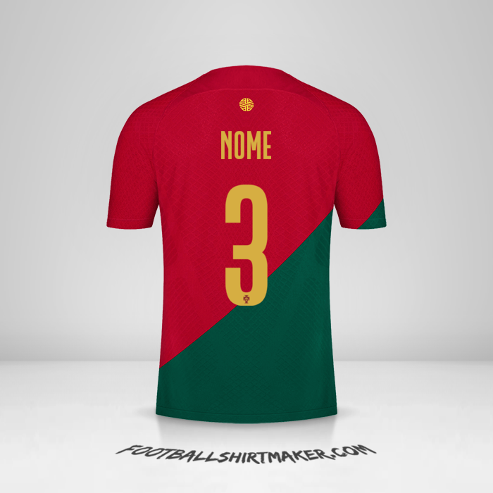 Camisa Portugal 2022 -  nome - 3