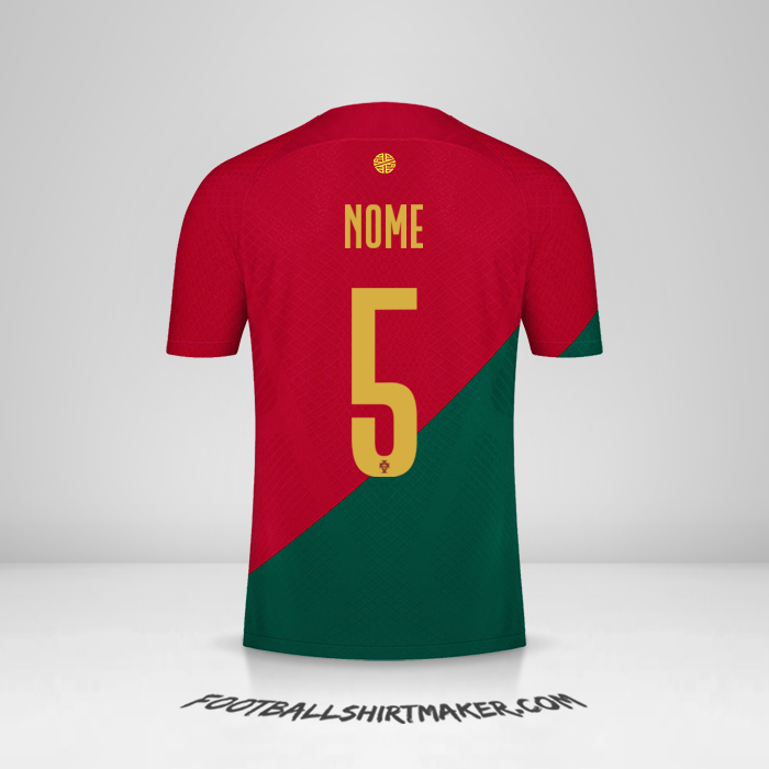 Camisola Portugal 2022 -  nome - 5