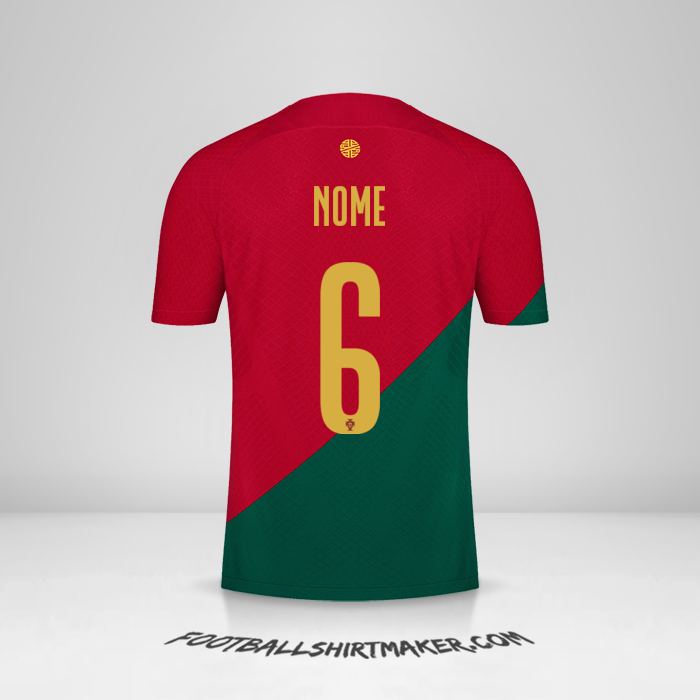 Camisola Portugal 2022 -  nome - 6