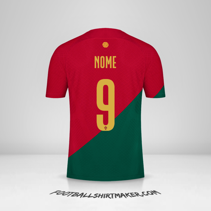 Camisa Portugal 2022 -  nome - 9