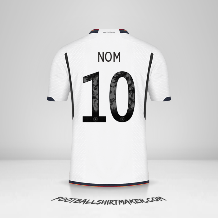 Maillot Allemagne 2022 -  nom - 10