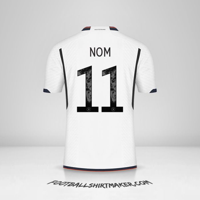 Maillot Allemagne 2022 -  nom - 11