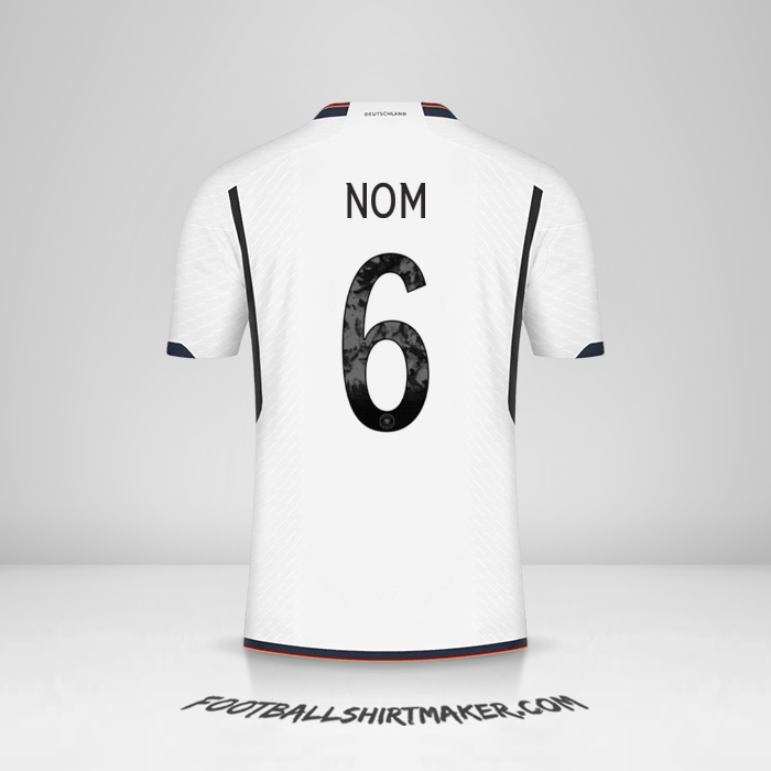 Maillot Allemagne 2022 -  nom - 6