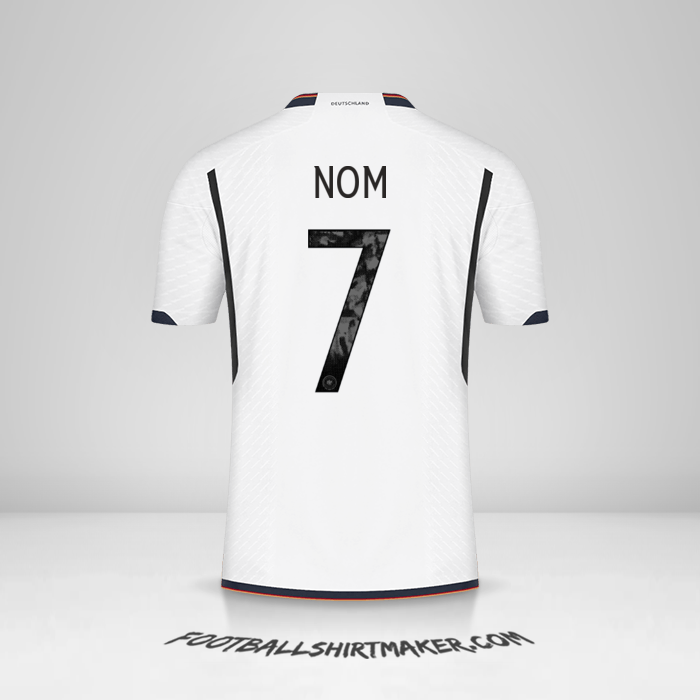 Maillot Allemagne 2022 -  nom - 7